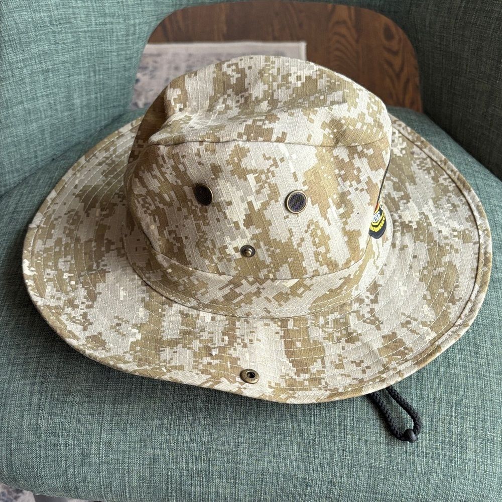 US Marines Digital Camo Military Hunter Hat Officially licensed chin strap - Picture 6 of 11
